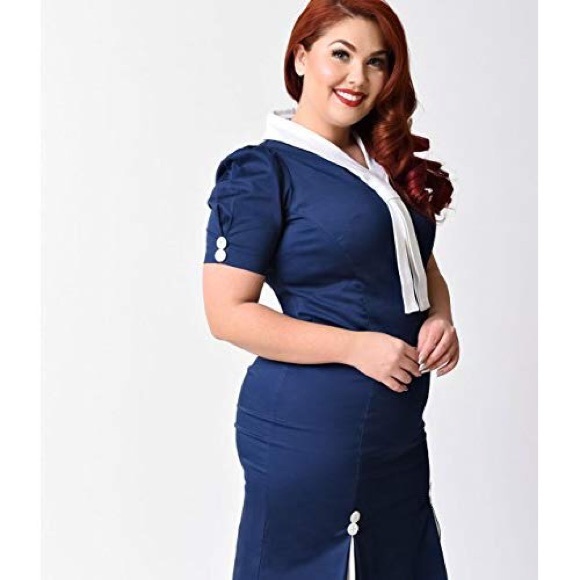 SOLD**BNWT Hell Bunny 1940s Dress Adorable Details - Picture 2 of 6